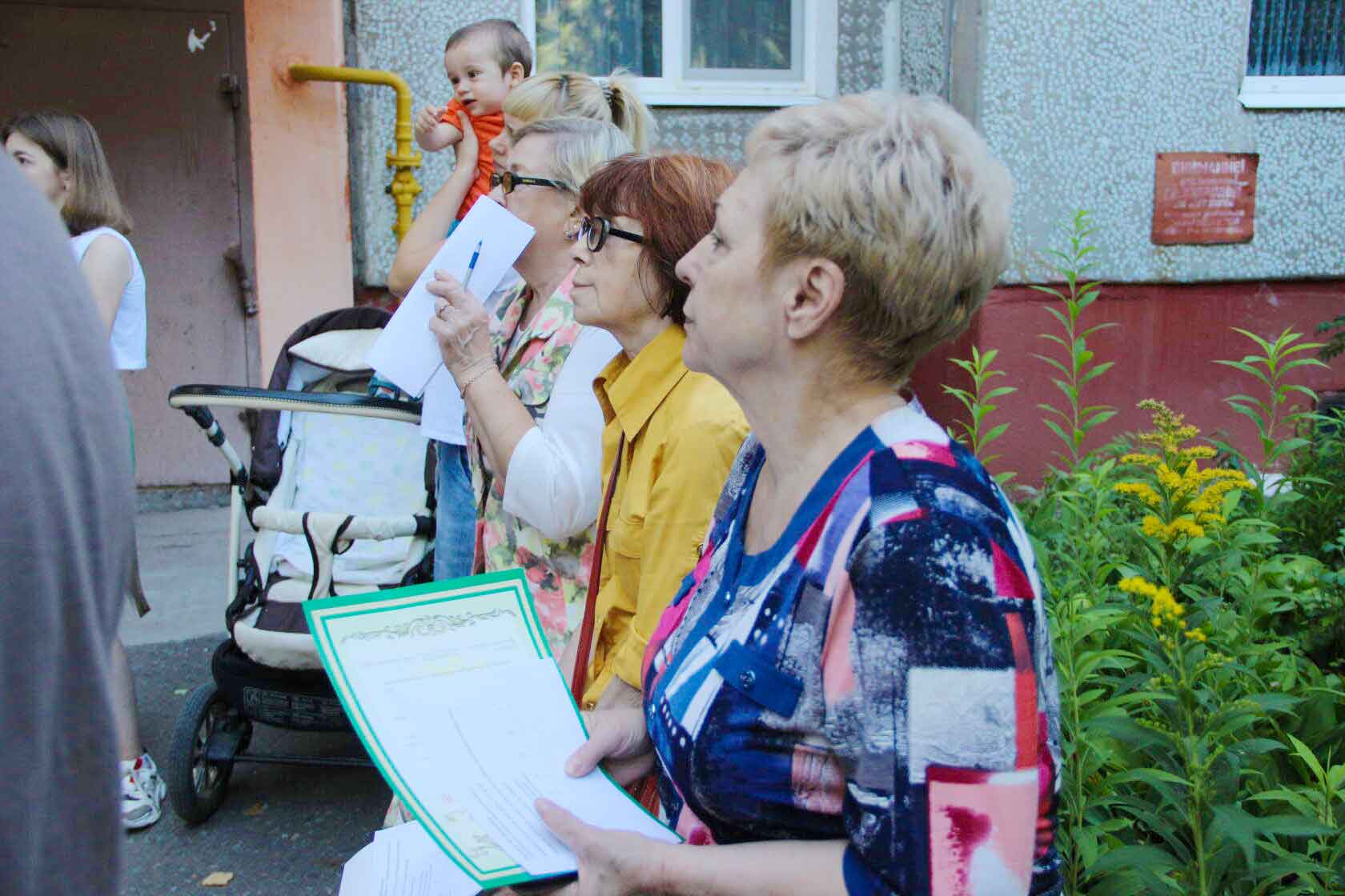 Праздник во дворе дома №1 по ул. Взлётная, 2022 г.